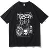 My Chemical Romance Mcr Dead T Shirt Unisex Women Oversized T-Shirt Black Parade Punk Rock Gothic Cotton T Shirts Summer Streetwear