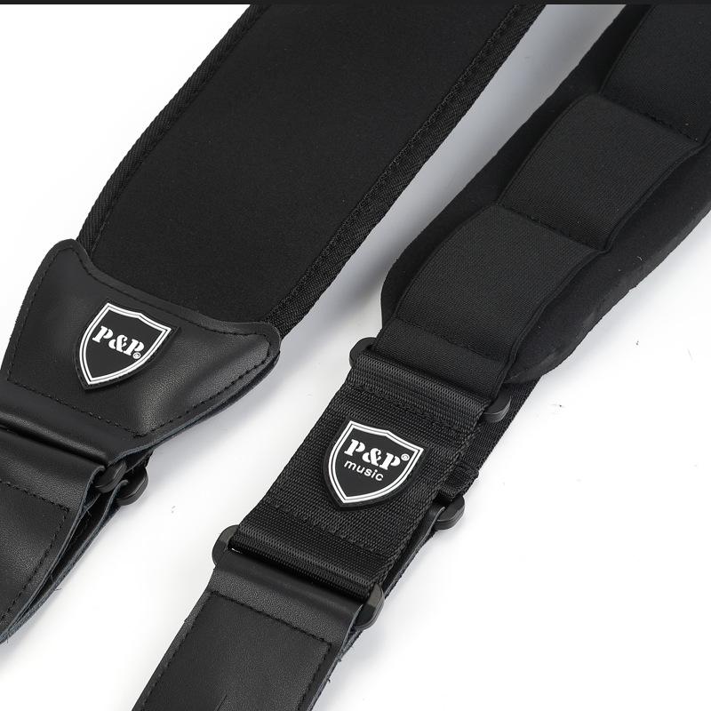 Guitar strap, widened and thickened, wide strap, leather guitar bass strap, 8mm cotton guitar strap, premium