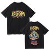 Графическая футболка для мужчин Mf Doom Slicin Squares Since 1999, Хип-хоп, 100% хлопок, Винтажная, С коротким рукавом, Летняя, Уличная одежда