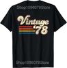 48 YEARS 48TH BIRTHDAY LIMITED EDITION 1978 T Shirts Men Cotton Humor Streetwear Tee Shirt Short Sleeve Unisex Loose Clothing