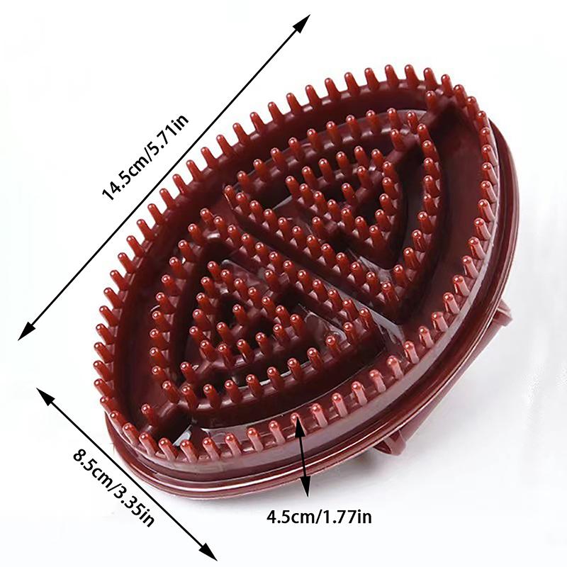 Body Relaxation Slimming Reduce Cellulite Massage Brush Body Massage Brush Meridians Brush for Back Leg Handheld Meridians Brush