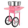 Commercial Cotton Candy Machine with Cart Sugar Floss Maker 1000W Party