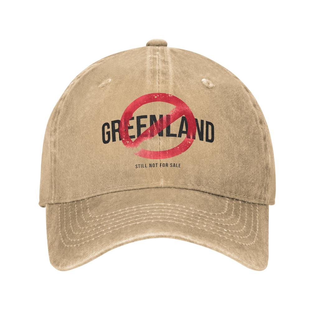 Hands Off Greenland Is Not For Sale MGGA Print Cap For Unisex Cotton Trucker Hat Daily Wear Baseball Cap Adjustable