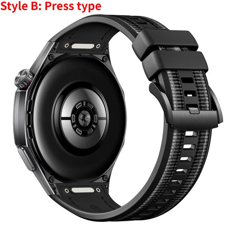 Силиконовый + Тканевый Ремешок для Huawei Watch GT6 Pro 46мм Спортивный Ремешок для Huawei Watch GT6 Pro 46мм Браслет Correa Аксессуары