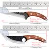 1pcs Stainless Steel Fillet Boning Knife Professional Chef's Kitchen Knife Forged Meat Cleaver Fish Slicing Knife Wooden Handle