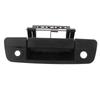 Black Tailgate Handle with Camera Hole ABS Steel 68197873AA Replacement for Ram 1500 2500