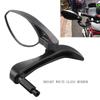 1 пара мотоциклетных зеркал заднего вида для скутера, электромобиля, выпуклое зеркало заднего вида, зеркало высокого разрешения на конце руля