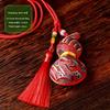 Country Chinese Ancient Style Dragon Boat Festival Fu Lu Gourd Sachet Perfume Bag Car Pendant Pendant Small Gift Embroider Birth Year Pouch