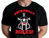 Rockabilly Rules - Dead Biker T-shirt (Jarod Art)