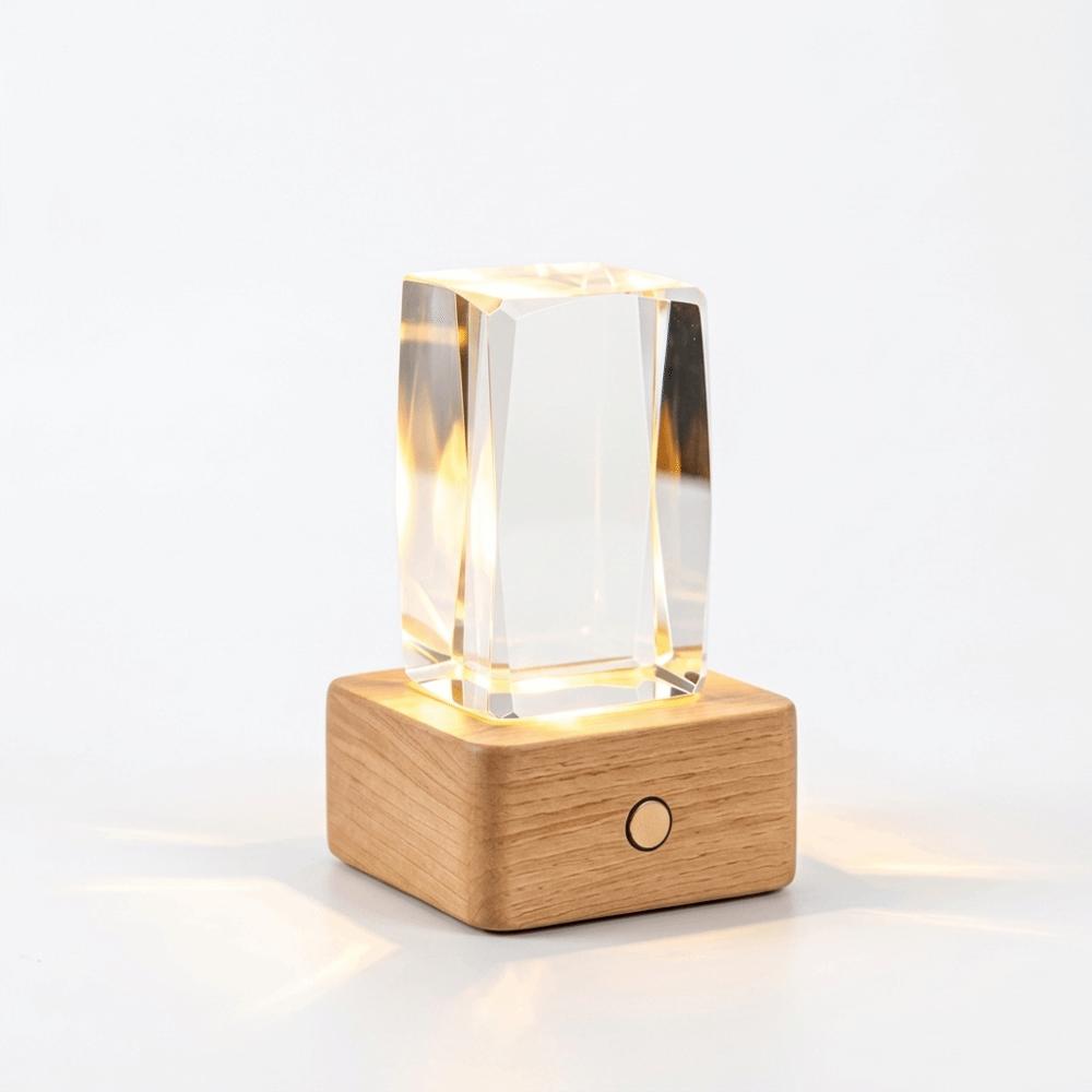 High-Transparency Laser Engraving Crystal Clear Crystal Crystal Square Block Anniversary Souvenir