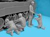 ICM 1/35 Украинский танковый экипаж Леопард Пластиковая модель 35757 (Человек и Животное)