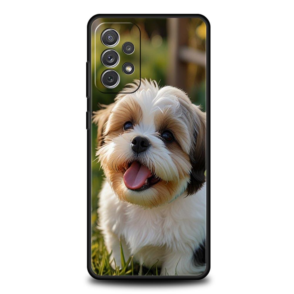Ши-тцу Картина Милый Чехол для Samsung A57 A37 A51 A71 A21S A17 A11 A15 A25 A41 A23 A33 A53 A73 A07 A05S A13 A35 A55 5G Чехол