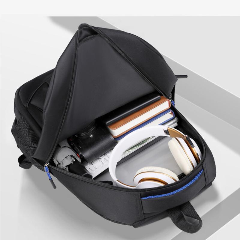 Men's Backpack Oxford Waterproof Backpack Business Computer Bag Leisure Travel Backpack High School Student