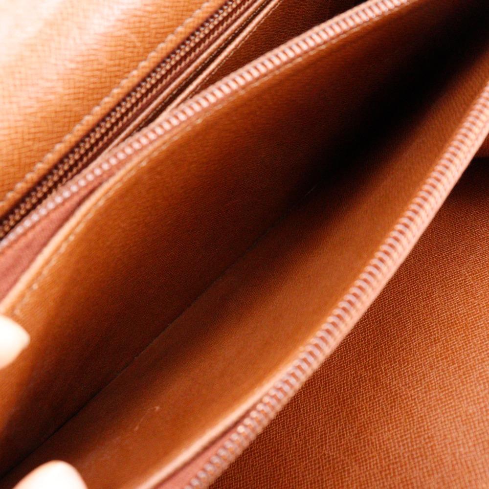 Louis Vuitton Sac Dauphine Shoulder Bag M51410 Vintage Brown Monogram Canvas Women Used