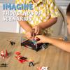32 шт. Фигурки рестлеров для мальчиков 8-12 лет, игровой набор, безопасные и прочные игрушки, в комплекте с рестлинг-рингом, реалистичные фигурки