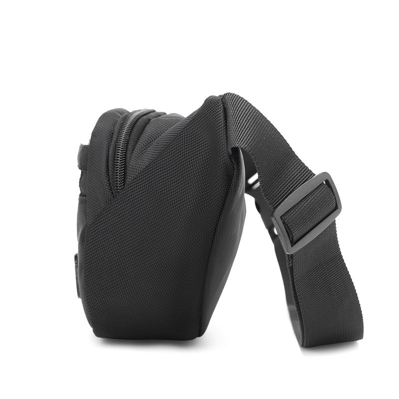 Water-repellent Men's Waist Bag Outdoor Sports Shoulder Crossbody Bag Chest Bag