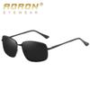 Metal Frame Mens Polarized Sunglasses Fashion Classic Design Driving Fishing Black Glasses UV400 Eyeglasses