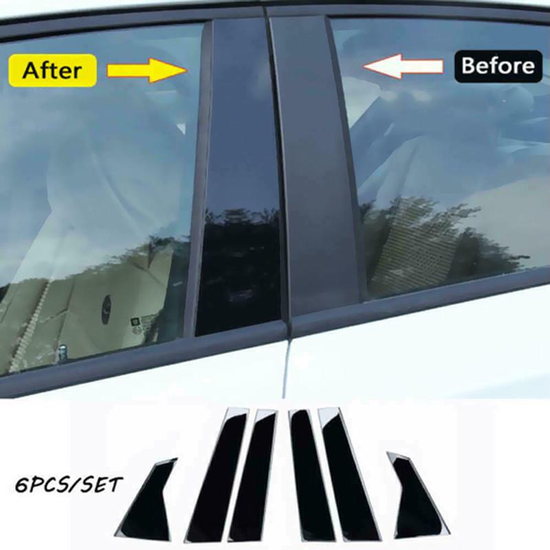 Двери автомобиля, окна, стойки BC, дверные накладки для Honda Civic Sedan 2016 2017 2018 2019 2020 2021-2023, декоративные аксессуары
