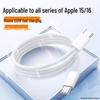 Плетеный Быстрозарядный Кабель Dual Type-C PD 120 Вт для Apple 15/16 и Ноутбука Huawei 6A Flash Charge