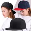 Хип-хоп кепка с плоским козырьком для мужчин и женщин - Однотонная, в стиле уличных танцев и би-боя