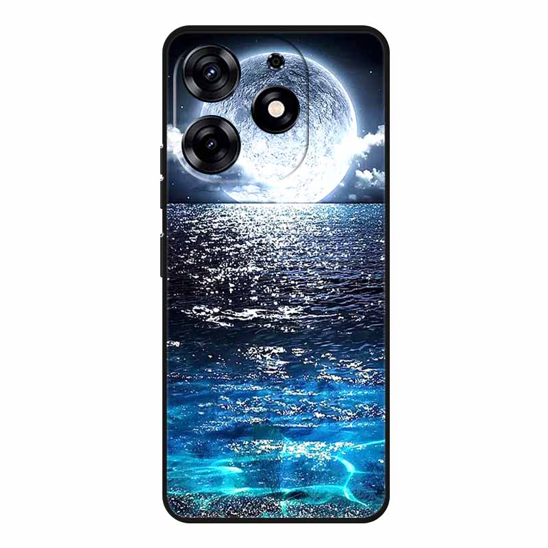 Милые Животные Мягкий Силиконовый TPU Чехол для Телефона Tecno Spark 20 Pro - Легкий и Ударопоглощающий Защитный Задний Чехол