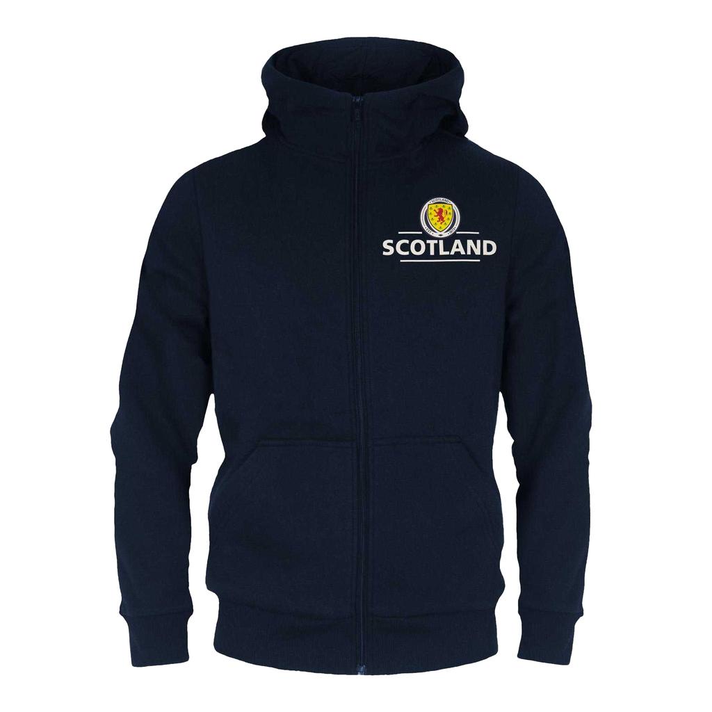 Scotland FA Boys Fleece Full Zip Hoodie