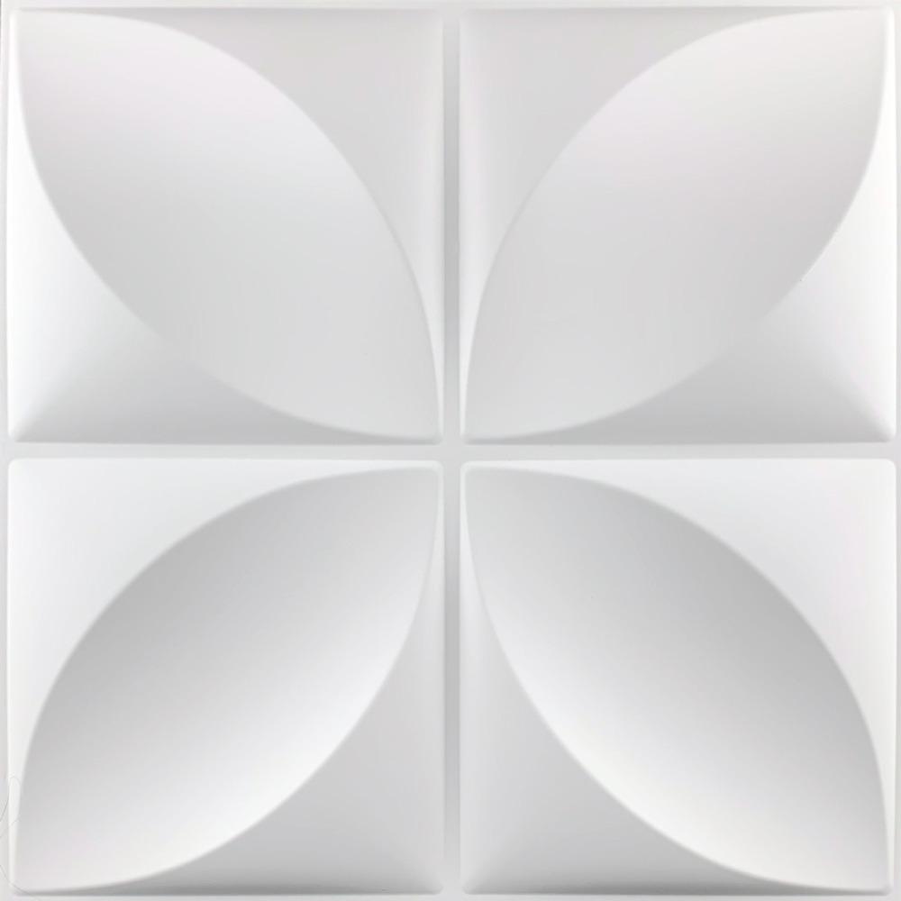 Белая 3D стеновая панель Пенокирпич Фоновые обои Потолок ванной комнаты