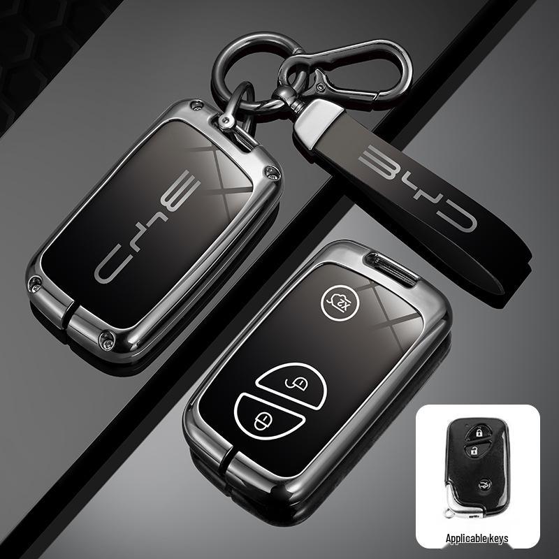 BYD Dolphin 22-24 Key Case: Compatible with Han, Song Plus, Tang DMI, Qin Pro, Yuan E2