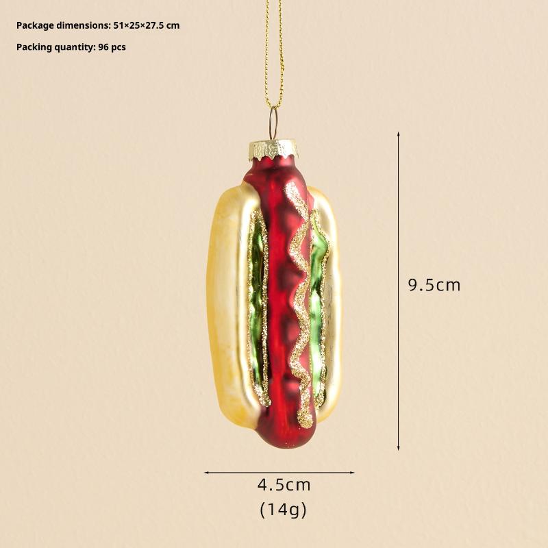 Christmas Pendant Plastic Material Old Man Car Bear Christmas Tree Hanging Decoration Family Party Christmas Decoration Pendant