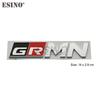 gjcr7 Car Styling Gazoo Racing  GR GR MN 3D Car Zinc Alloy Badge Adhensive Metal Emblem Decal for Toyota Supra AE86 GT86