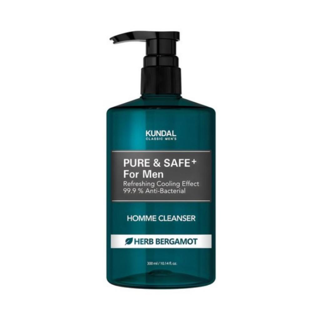 KUNDAL Pure & Safe Cooling Male Cleanser - Herb Bergamot Scent