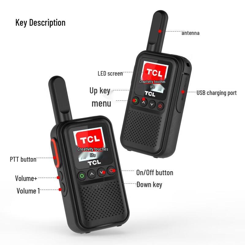 Tcl 4G Общесетевой рация с GPS (Китайская версия)