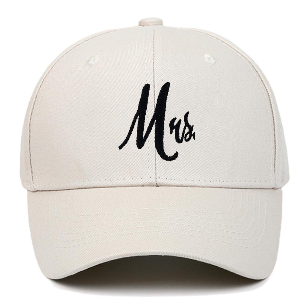 Черная Солнцезащитная Кепка для Пары с Вышивкой MR MRS - Универсальная Защита от Солнца Весна/Лето