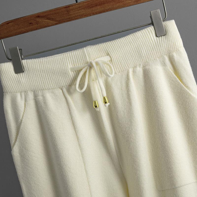 GMXIA Women's Autumn and Winter Semi-high Neck Twisted Knit Set, Casual Sweater, Pullover, Two-piece Set