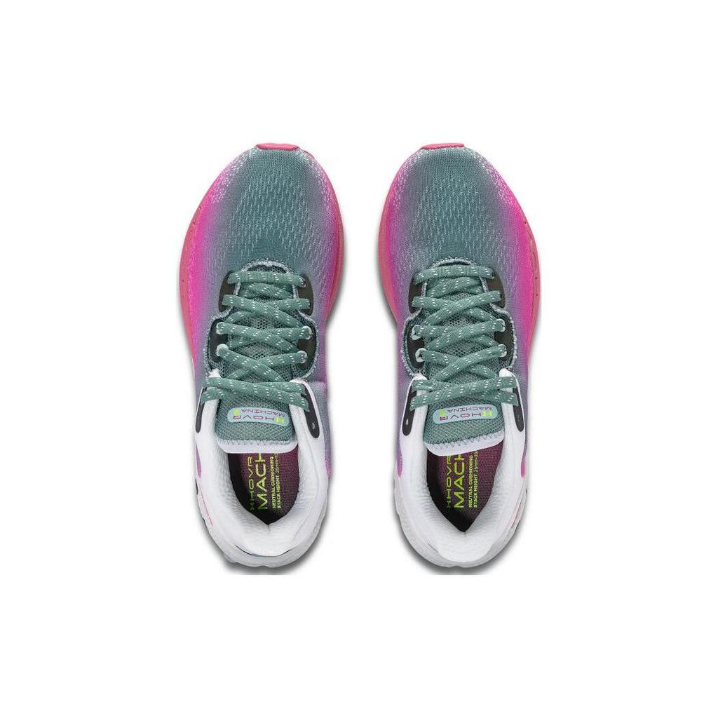 Under Armour HOVR Machina 3 Abrasion Resistant, Breathable, Lightweight Low top Running Shoes Women's Pink White 3025664-100