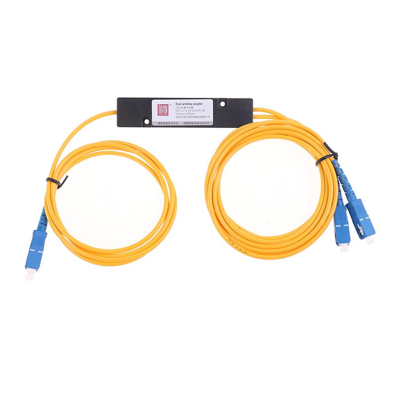 PLC-разветвитель SC APC 1x2 PLC одномодовый оптоволоконный разветвитель SC/UPC PCL-разветвитель Внутренняя оплетка для компьютерного кабеля