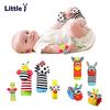 Cute Baby Socks Animal Cartoon Wrist Cotton Boy Girl Infant Rattles Sock Baby Newborn Plush Toy