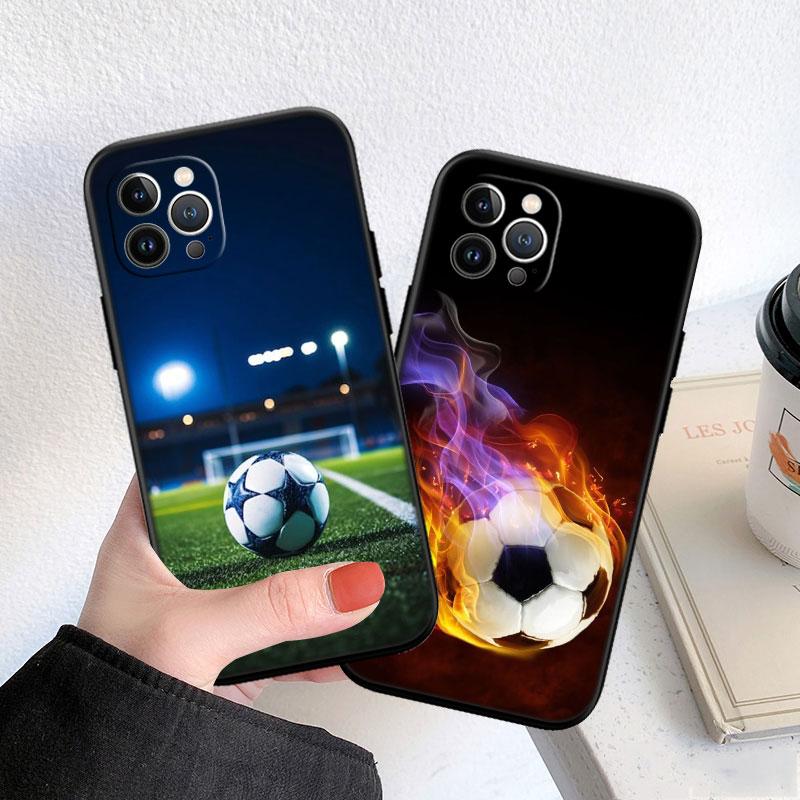 BF58 Мягкий чехол для телефона в виде футбольного мяча для Xiaomi Poco C40 C50 C51 C55 C65 C71 C75 F3 F5 F6 F7 M2 M3 Pro Ultra
