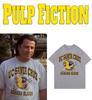 Famous Director Quentin Tarantino Movie Pulp Fiction Jhon Travolta Banana Slugs Same Style Tshirt Unisex Unisex Casual Loose Unisex T-shirt