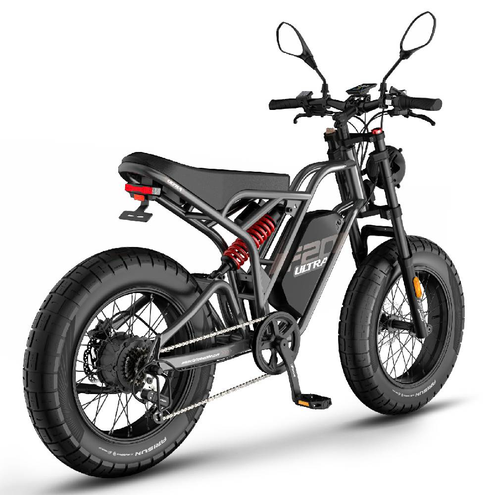 Electric Bicycle All Terrain Fafrees F20 Ultra 750W Motor 20" Tire Fully Suspended Adult Electric Bike 48V 25AH LCD Display 7 Speed