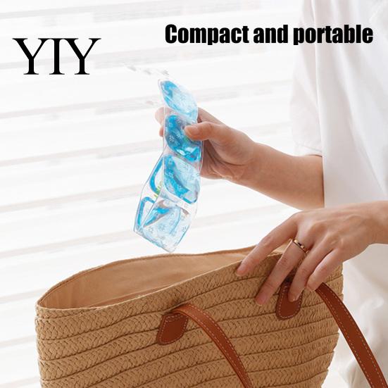 Skin Friendly Cooling Wrap 1/2Pcs Neck for Summer, Reusable Adjustable Wearable Ice Pack, Summer Gear Heatstroke Prevention Cooler Collar Outdoor