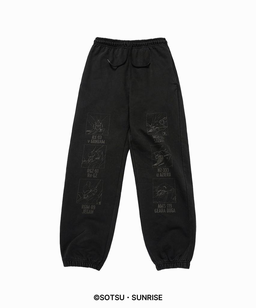 ACME DE LA VIE Mobile Suit Gundam Chars Counterattack Pigment Washing Jogger Pants (2 Color)