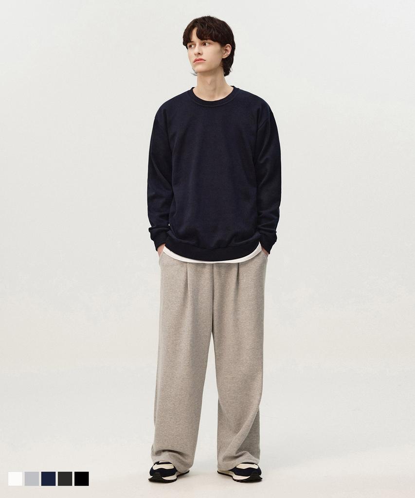 TOPBOY [Non-Fleece Or Fleece] Easy Sweatshirt 5 Colors (D Type)