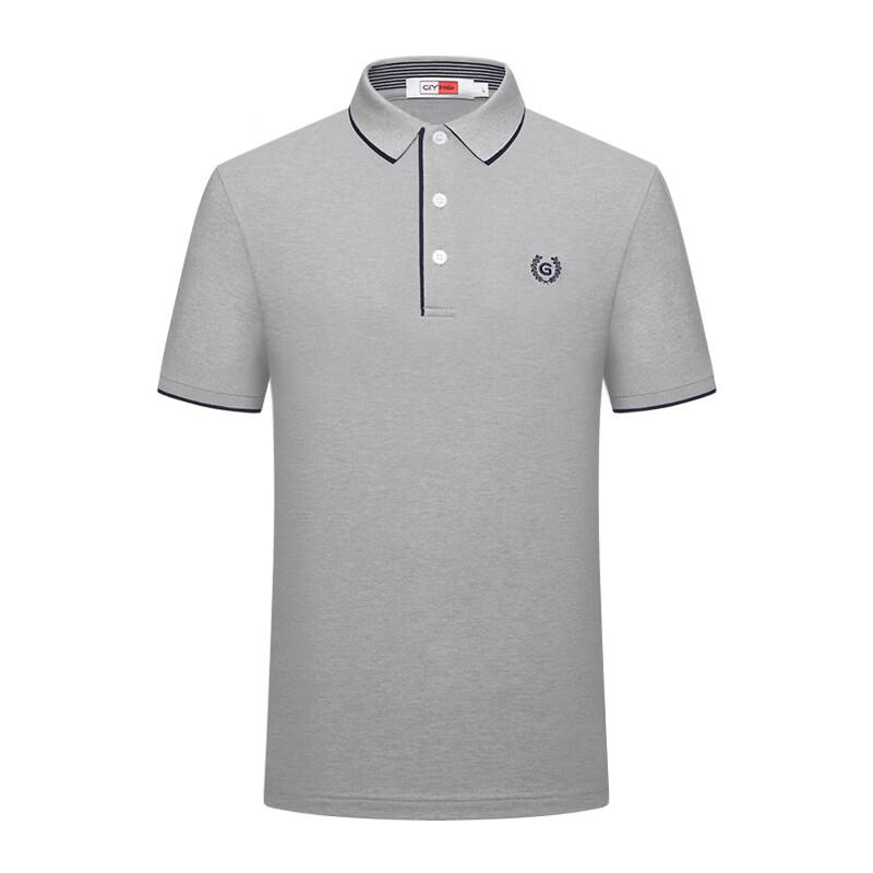 Goldlion Men's Pure Cotton Casual Polo T-Shirt