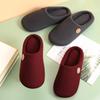 Fashion Comwarm Winter Women's Cotton Slippers Anti-Slip Fluffy Warm Men's Slippers Memory Foam House Slippers With Durable Rubber Sole