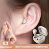 SK19 Мини-невидимые наушники для сна TWS Bluetooth 5.3 Гарнитуры с шумоподавлением и микрофоном Игровые HIFI Стерео наушники-вкладыши Наушники для Xiaomi Huawei