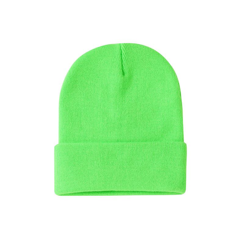 Brimless beanie big head circumference knitted hat knitted hat knitted hat black knitted hat outdoor warm hat
