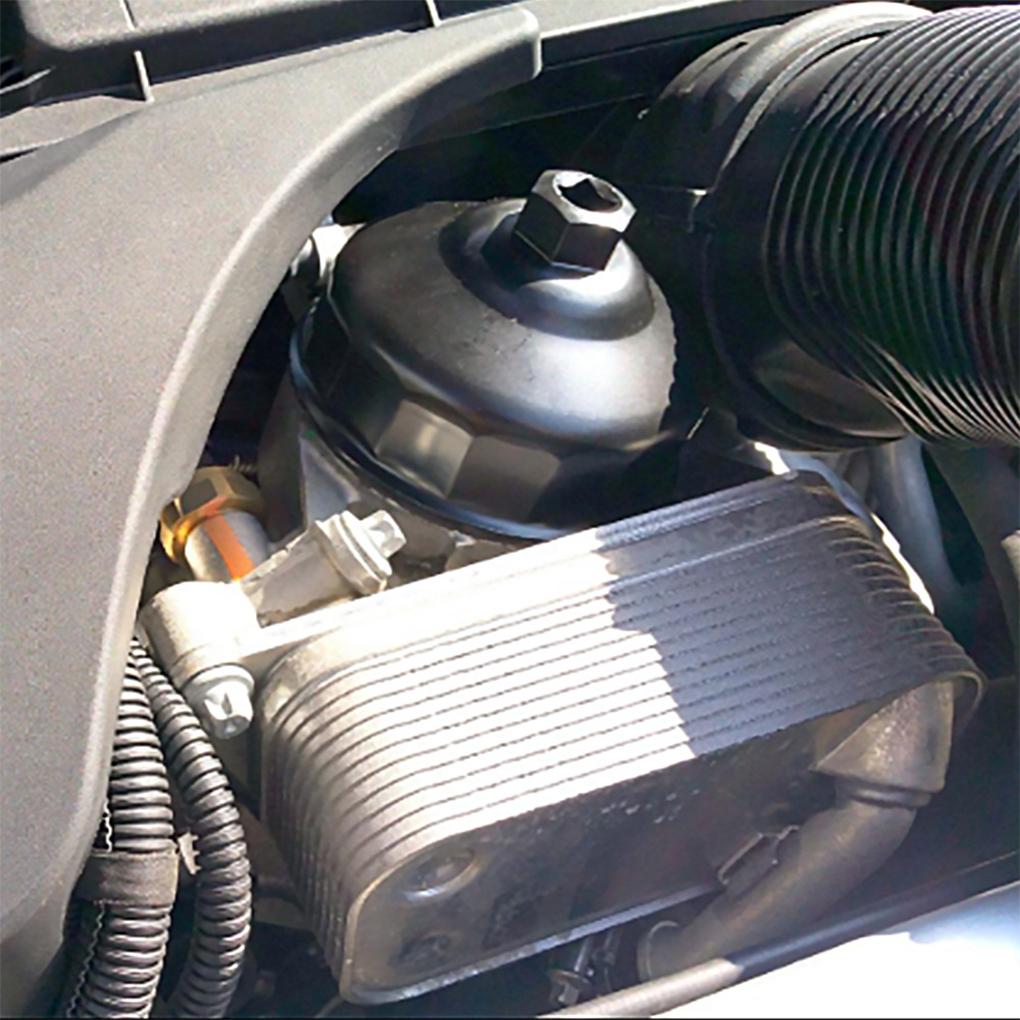 86 мм 16-канальный алюминиевый ключ для масляного фильтра, съемник головок, автомобильные аксессуары, черный ключ для замены масла в двигателе