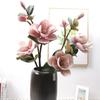 1pc Large Magnolia Wedding Decoration 3D Silk Flowers Orchid  Branch Artificial Fake Flowers for Home Decoration Party Decor 99cm
