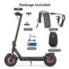 iScooter I10 City Electric Scooter with APP Control, 650W & 36V 15Ah Commuter Lightweight E-Scooter, 10" Pneumatic Tires Foldable E-Scooter